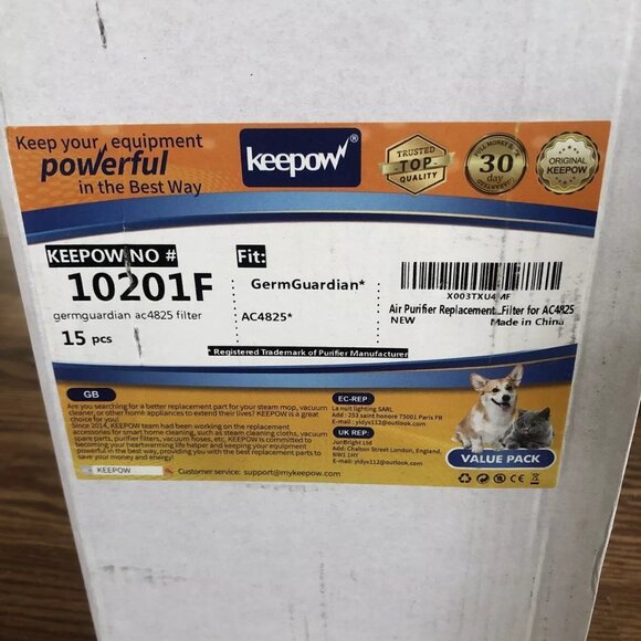 KEEPOW 10201F Filter Replacement for Air Purifier GermGuardian AC4825 NEW - Picture 1 of 7
